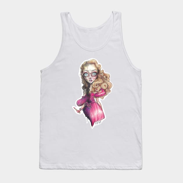 Boo, cross out Needy Tank Top by sajegary